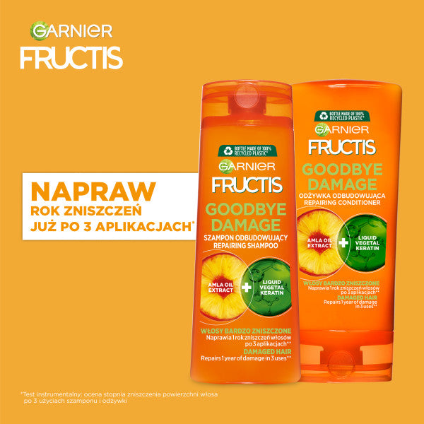 Garnier Fructis Goodbye Damage szampon odbudowujący do włosów bardzo zniszczonych 250ml