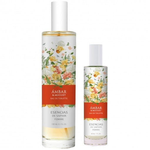 Saphir Esencias Ambar & Muguet zestaw woda toaletowa spray 150ml + woda toaletowa spray 30ml