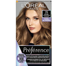 L'Oreal Paris Preference Cool Blondes farba do włosów 7.1 Iceland