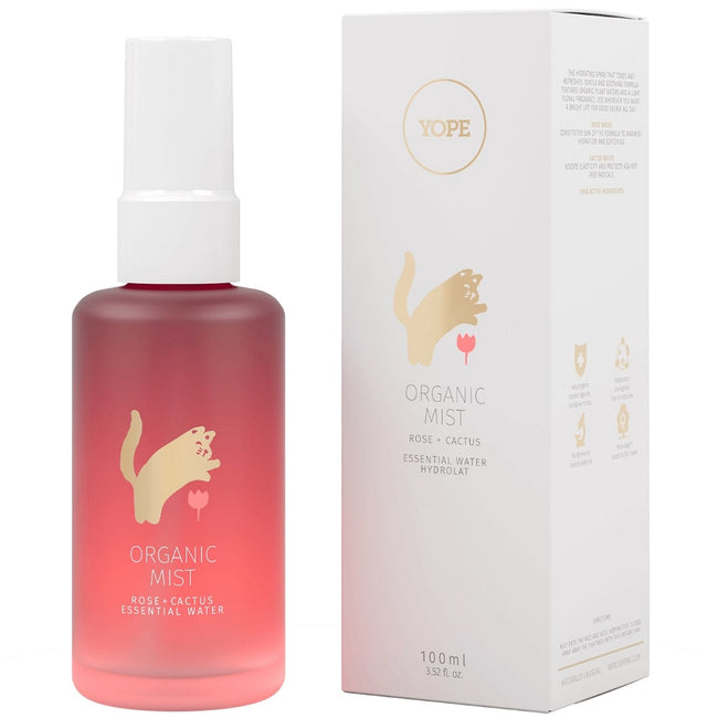 Yope Organic Mist hydrolat Róża + Kaktus 100ml
