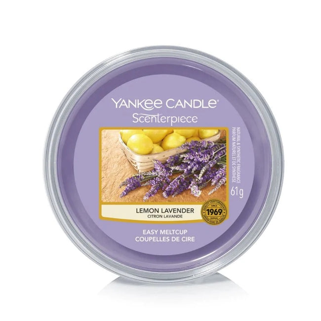 Yankee Candle Scenterpiece Easy Melt Cup wosk do elektrycznego kominka Lemon Lavender 61g
