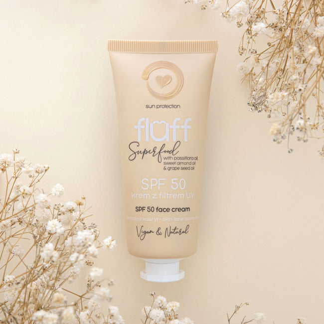 Fluff Face Cream SPF50 krem wyrównujący koloryt skóry 50ml