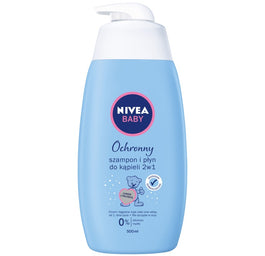 Nivea Baby ochronny szampon i płyn do kąpieli dla dzieci 2w1 500ml