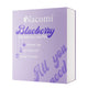 Nacomi Blueberry Christmas Muffin zestaw żel pod prysznic 300ml + mus do ciała 50ml + pianka peelingująco-myjąca 50ml