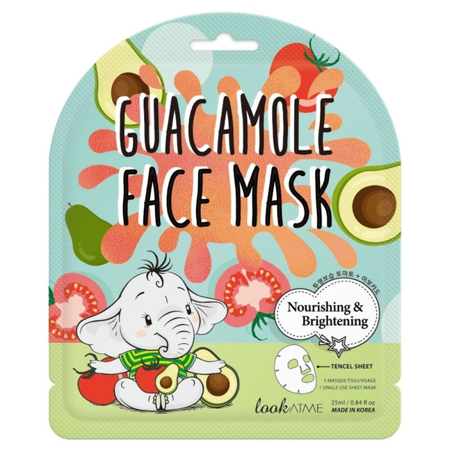 Look At Me Guacamole Face Mask odżywczo-rozświetlająca maska w płachcie 25ml