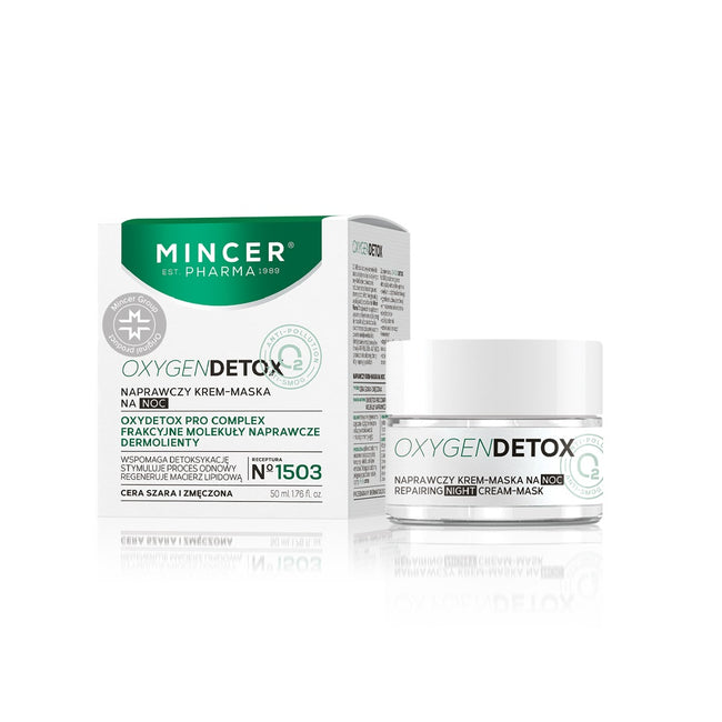 Mincer Pharma Oxygen Detox naprawczy krem-maska na noc No.1503 50ml