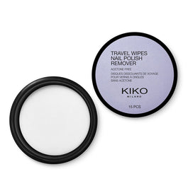 KIKO Milano Nail Polish Remover Wipes chusteczki ze zmywaczem do paznokci bez acetonu 15szt.