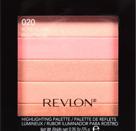 Revlon Highlighting Palette paleta rozświetlaczy 020 Rose Glow 7.5g