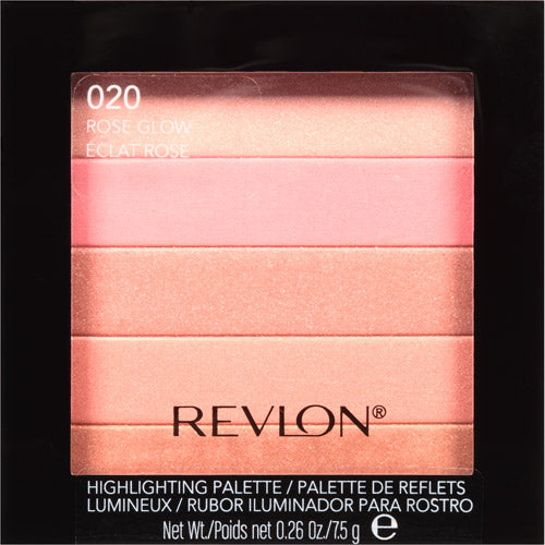 Revlon Highlighting Palette paleta rozświetlaczy 020 Rose Glow 7.5g