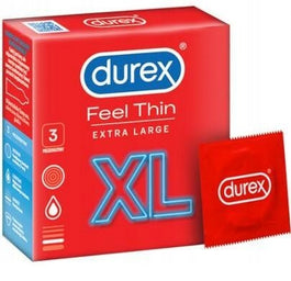 Durex Feel Thin Extra Large XL prezerwatywy lateksowe 3 szt