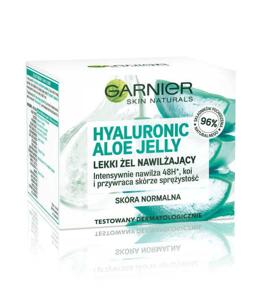 Garnier Hyaluronic Aloe Jelly lekki żel nawilżający do skóry normalnej i mieszanej 50ml