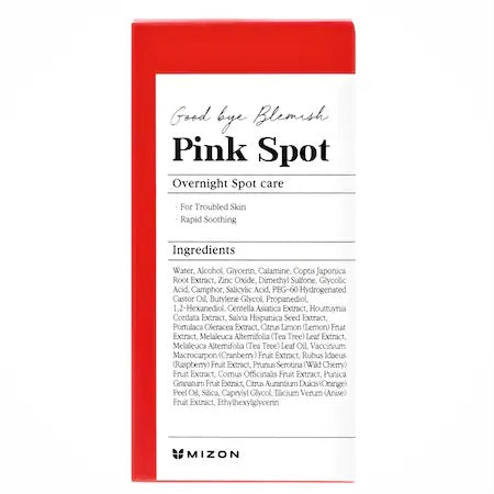 Mizon Goodbye Blemish Pink Spot serum z pudrem do stosowania miejscowego przeciw trądzikowi 19ml