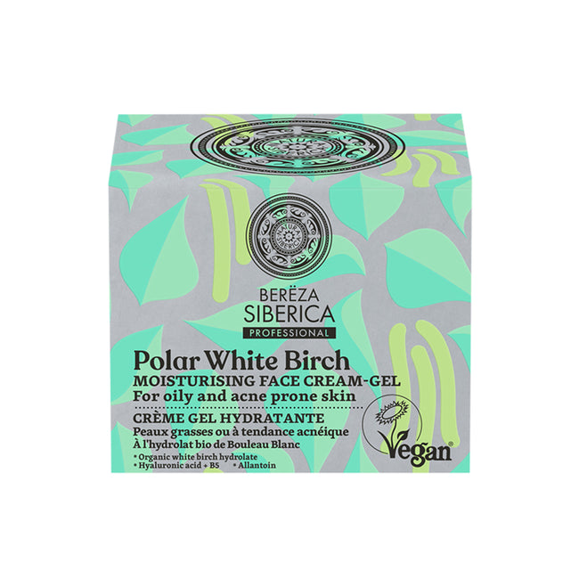 Natura Siberica Bereza Siberica wegański nawilżający krem-żel do twarzy do skóry tłustej oraz z tendencją do powstawania trądziku 50ml