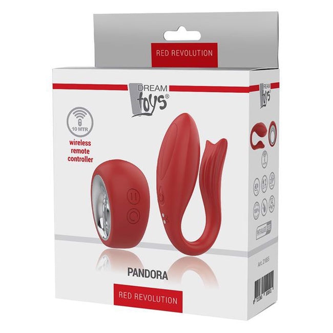 Dream Toys Red Revolution Pandora stymulator dla par z pilotem