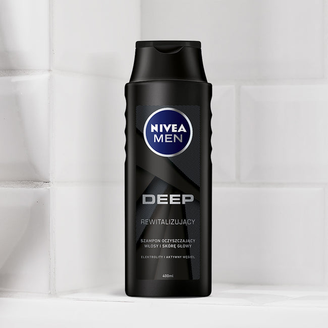 Nivea Men Deep rewitalizujący szampon do włosów 400ml