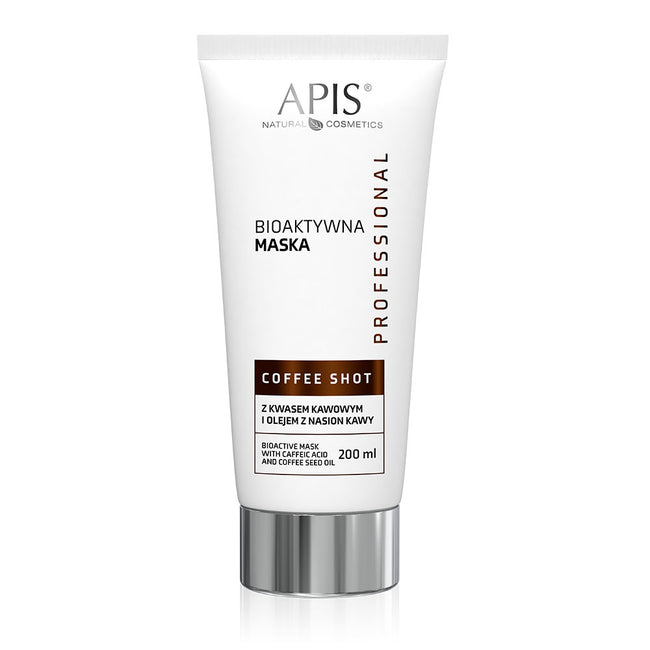APIS Coffee Shot bioaktywna maska z kwasem kawowym i olejem z nasion kawy 200ml