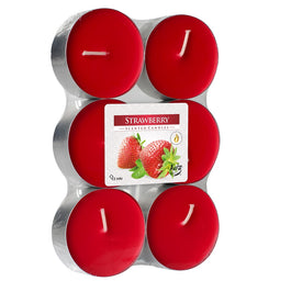 BISPOL Podgrzewacze zapachowe maxi Strawberry 6szt.