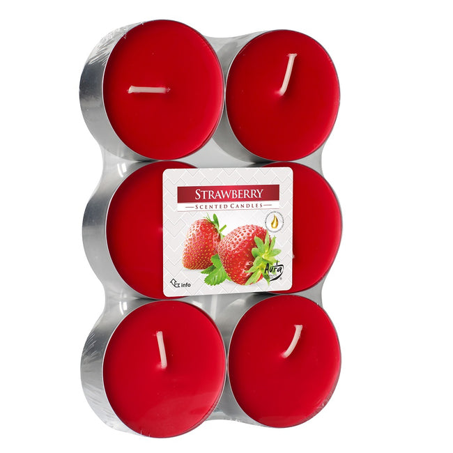 BISPOL Podgrzewacze zapachowe maxi Strawberry 6szt.
