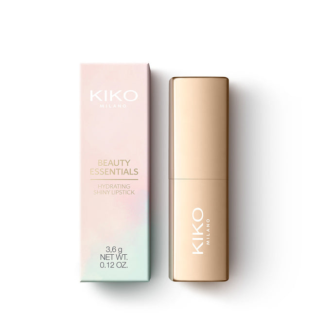 KIKO Milano Beauty Essentials Hydrating Shiny Lipstick nawilżająca pomadka o błyszczącym wykończeniu 01 Meditation 3.6g
