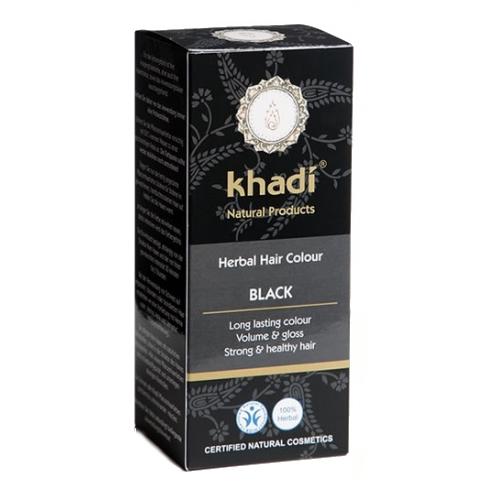 Khadi Herbal Hair Colour henna do włosów Czarny 100g