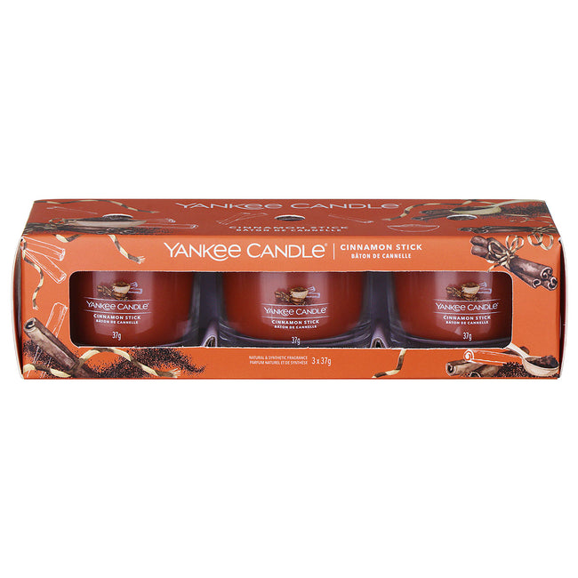 Yankee Candle Cinnamon Stick zestaw świec mini 3x37g
