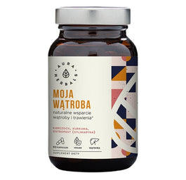 Aura Herbals Moja Wątroba naturalne wsparcie wątroby i trawienia suplement diety 60 kapsułek