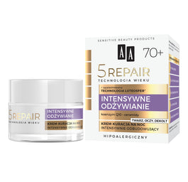 AA Technologia Wieku 5Repair 70+ krem-kuracja na noc intensywnie odbudowujący 50ml