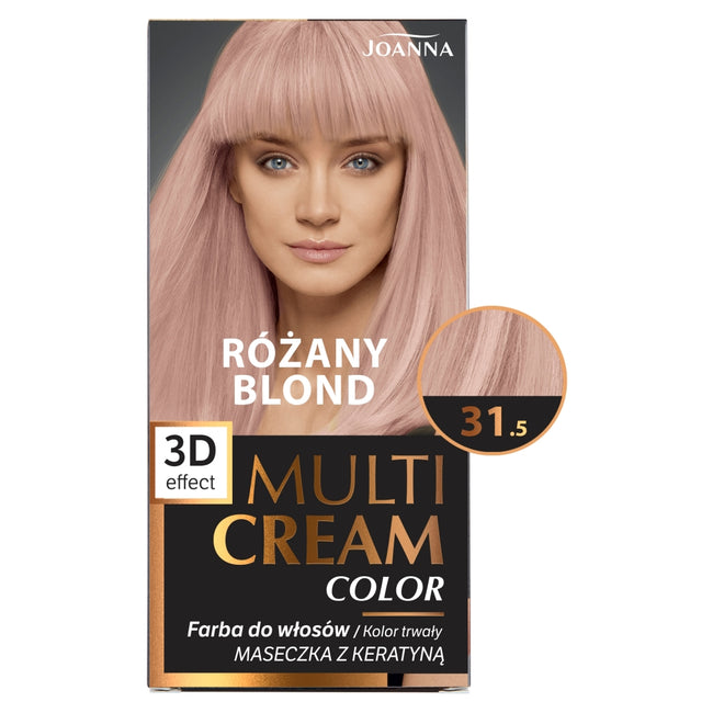 Joanna Multi Cream Color farba do włosów 31.5 Różany Blond