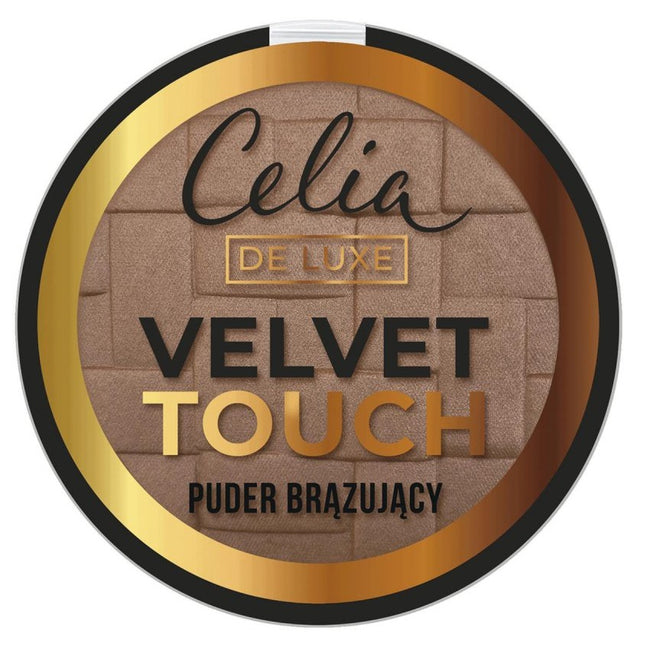 Celia De Luxe Velvet Touch puder brązujący 105 9g
