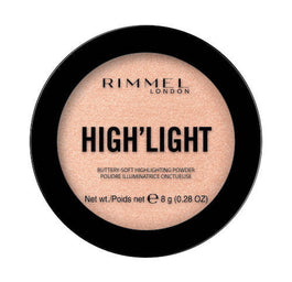 Rimmel High'light Buttery-Soft Highlighting Powder rozświetlacz do twarzy 002 Candlelit 8g