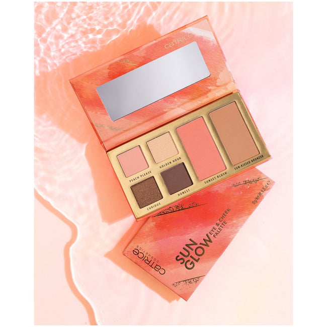 Catrice Sun Glow Eye & Cheek Palette paleta do makijażu twarzy i oczu 10g