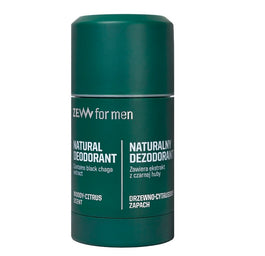 Zew For Men Naturalny dezodorant w sztyfcie z czarną hubą 80g