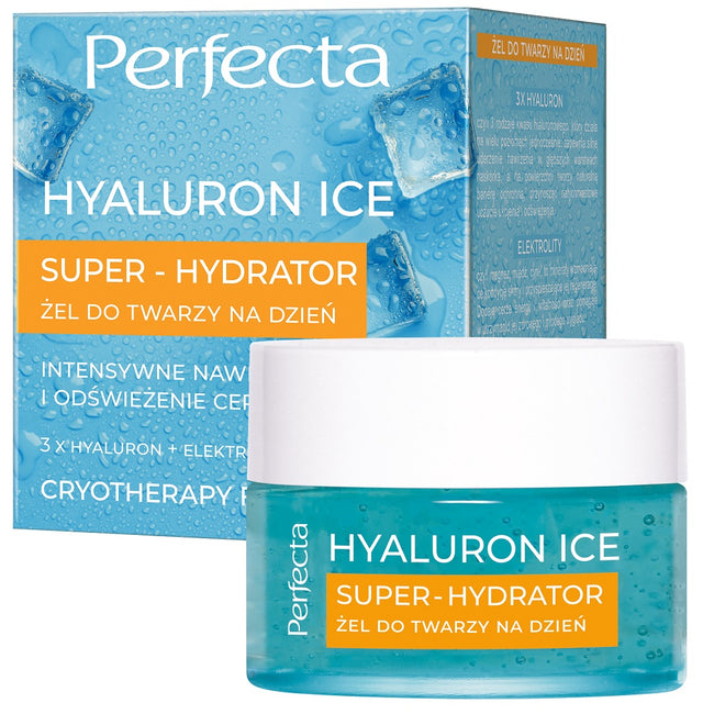 Perfecta Hyaluron Ice Super-Hydrator żel do twarzy na dzień 50ml