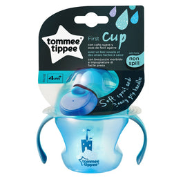 Tommee Tippee First Cup pierwszy kubek z uchwytami 4m+ Niebieski 150ml