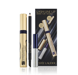 Estée Lauder Lash Line Up zestaw tusz do rzęs 8ml + kredka do oczu 1.1g + żel do brwi 5ml