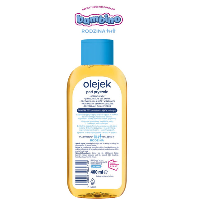 Bambino Rodzina olejek pod prysznic hiperdelikatny 400ml