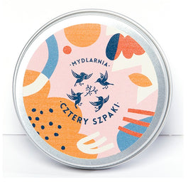 Mydlarnia Cztery Szpaki Okrągła puszka na szampon/odżywkę 60ml