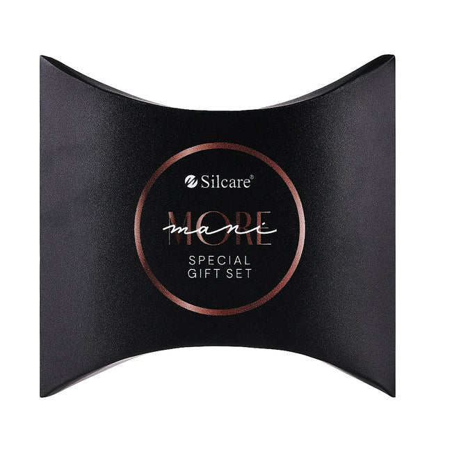 Silcare Mani More Special Gift Set zestaw lakier hybrydowy do paznokci 2x10g + suchy olejek do skórek i paznokci 15ml