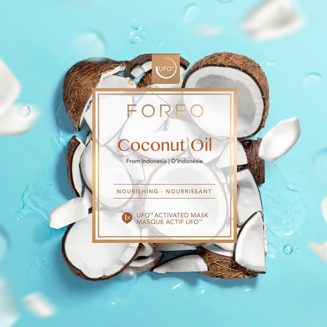 Foreo Ufo Coconut Oil Mask odżywcza maseczka do twarzy dla odwodnionej skóry 6x6g