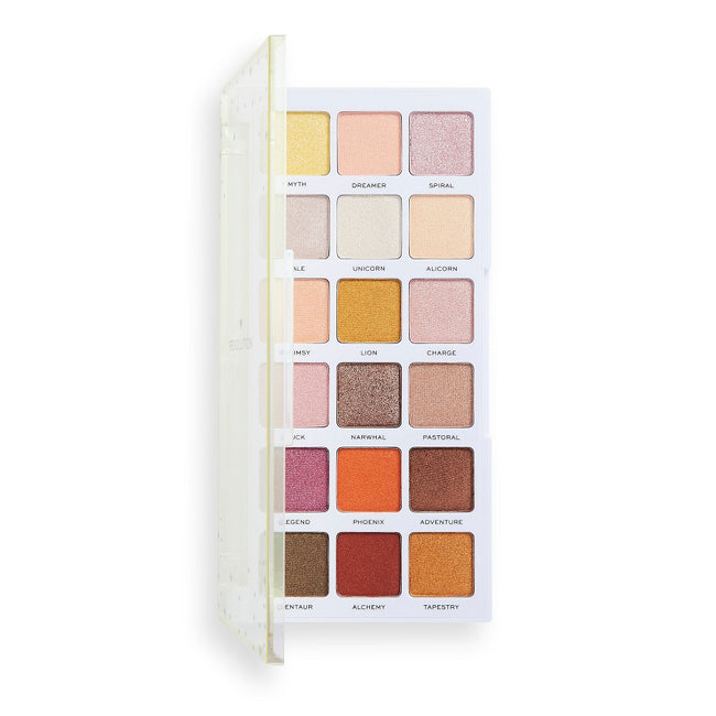 Makeup Revolution I Heart Revolution Unicorn Heart Glow Eyeshadow Palette paleta cieni do powiek 18g