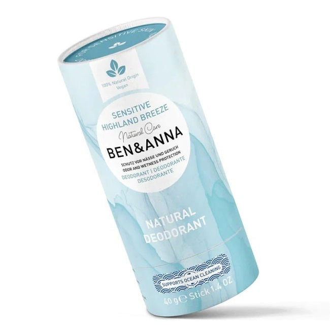 Ben&Anna Natural Deodorant naturalny dezodorant bez sody Sensitive Highland Breeze 40g