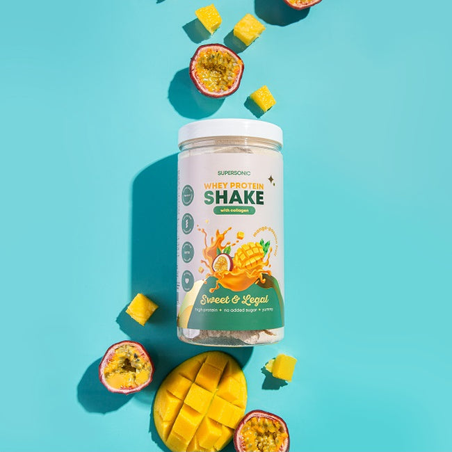 Supersonic Shake proteinowy z kolagenem o smaku mango + marakuja 560g