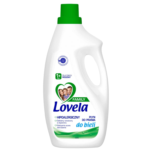 Lovela Family hipoalergiczny płyn do prania do bieli 1.85l