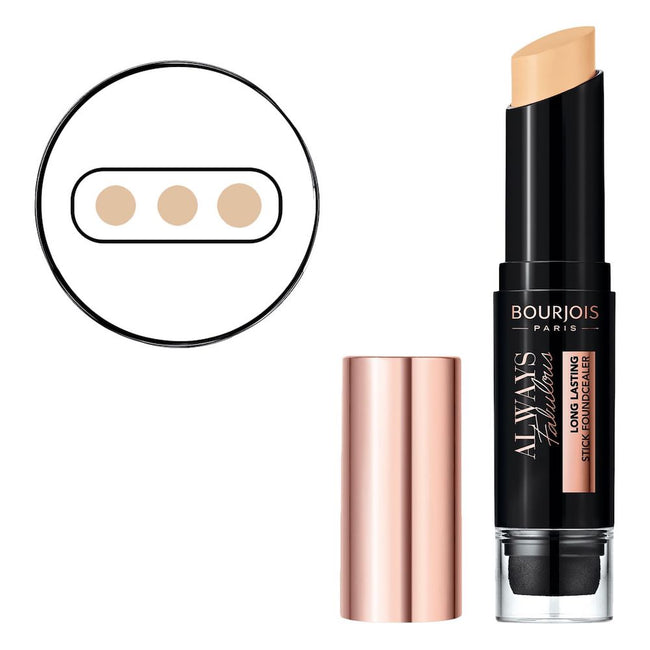 Bourjois Always Fabulous Stick Foundcelaer podkład i korektor w sztyfcie 110 Light Vanilla 7.3g