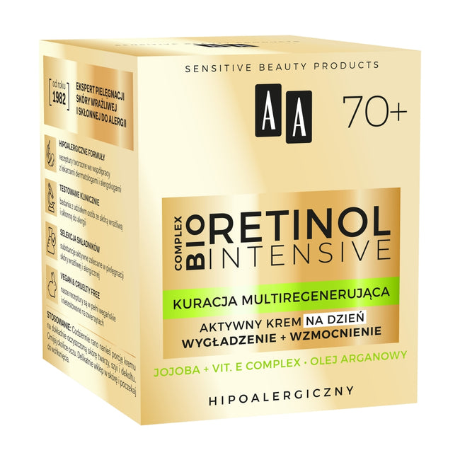 AA Retinol Intensive 70+ aktywny krem na dzień wygładzenie+wzmocnienie 50ml