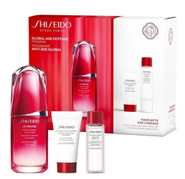 Shiseido Ultimune Value zestaw Power Infusing Concentrate 50ml + Clarifying Cleansing Foam 30ml + Treatment Softener 30ml