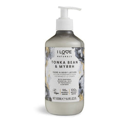 I Love Naturals Hand & Body Lotion balsam do ciała i rąk Tonka Bean & Myrrh 500ml