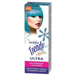 Venita Trendy Cream krem do koloryzacji włosów 38 Turquoise Wave