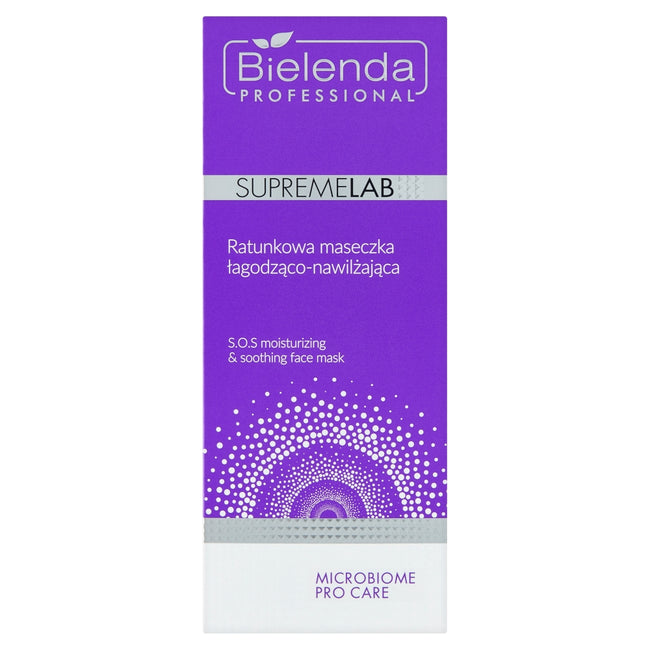 Bielenda Professional SupremeLab Microbiome Pro Care ratunkowa maseczka łagodząco-nawilżająca 70ml