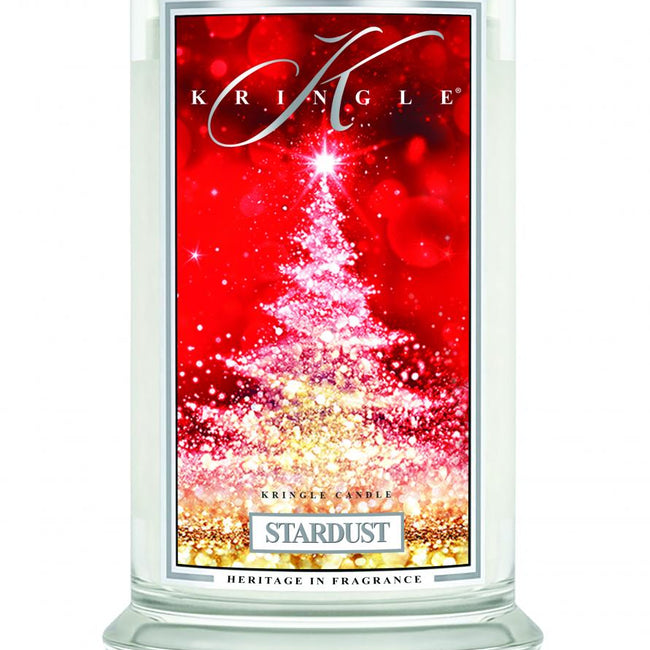Kringle Candle Duża świeca zapachowa z dwoma knotami Stardust 623g